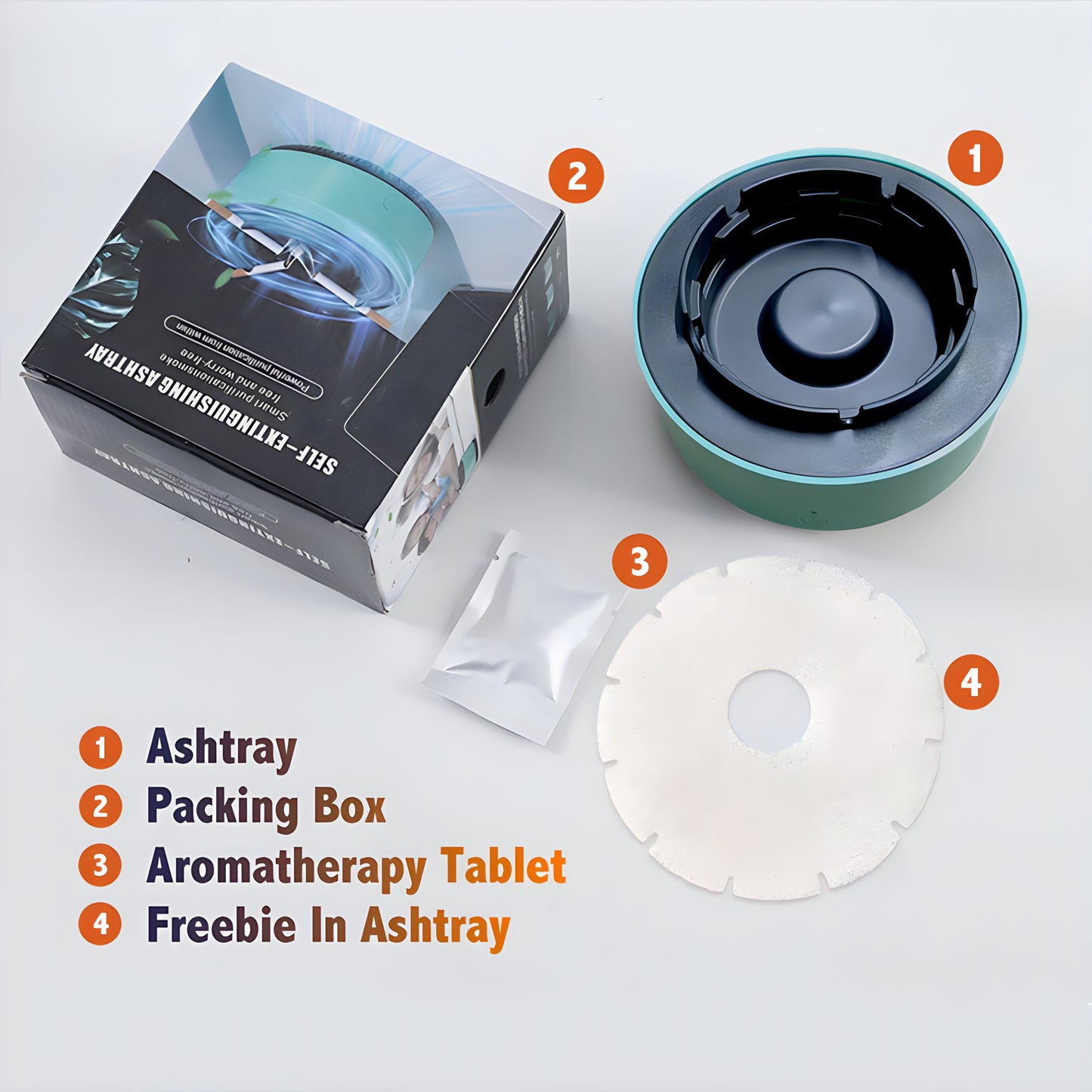 Smart Ashtray Air Purifier – Instantly Removes Smoke and Tobacco Odor