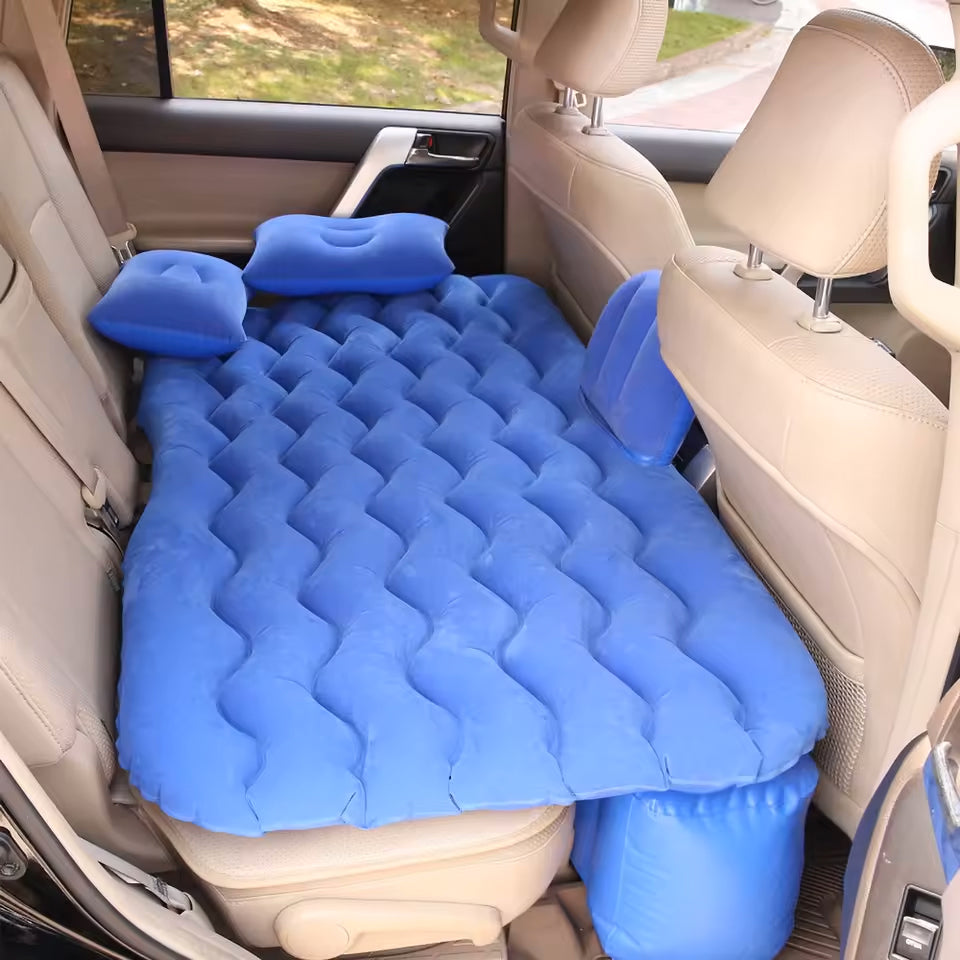 Inflatable Car Mattress – Back Seat Travel Bed for Camping & Road Trips