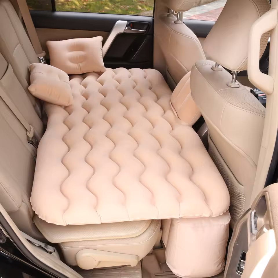 Inflatable Car Mattress – Back Seat Travel Bed for Camping & Road Trips