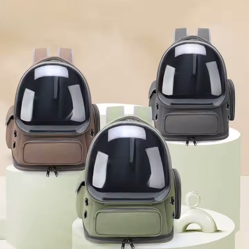 Pet Carrier Backpack with Large Transparent Window