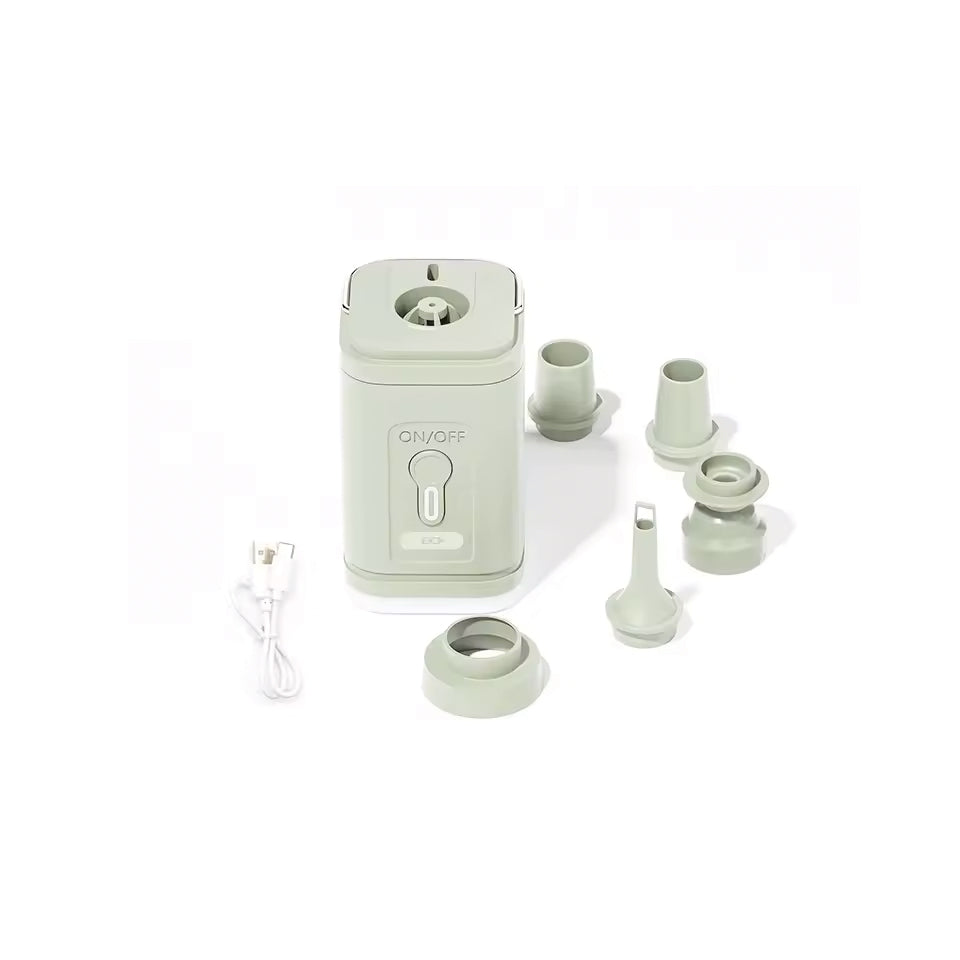 3-in-1 Portable Air Pump – Inflation, Deflation & Camping Light