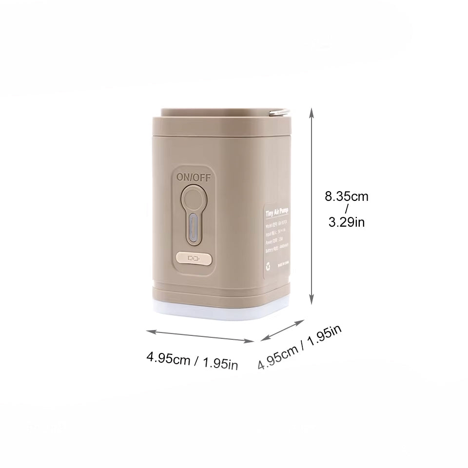 3-in-1 Portable Air Pump – Inflation, Deflation & Camping Light
