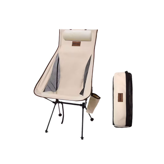 Portable Folding Camping Chair with Headrest