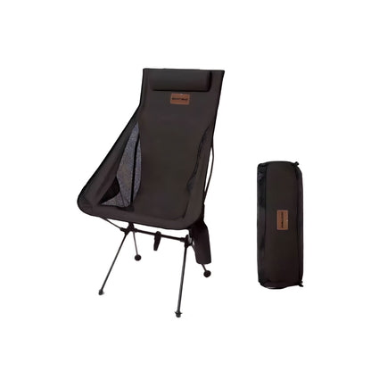 Portable Folding Camping Chair with Headrest