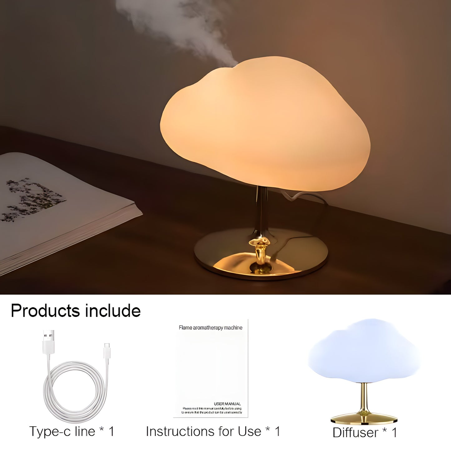 Cloud Aroma Essential Oil Diffuser