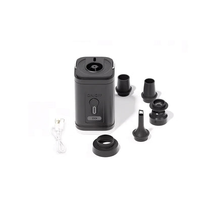 3-in-1 Portable Air Pump – Inflation, Deflation & Camping Light